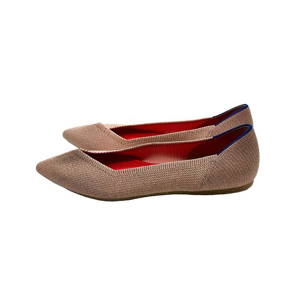 Rothy’s The Point Rose Metallic Women’s Size 10 - Picture 4 of 8